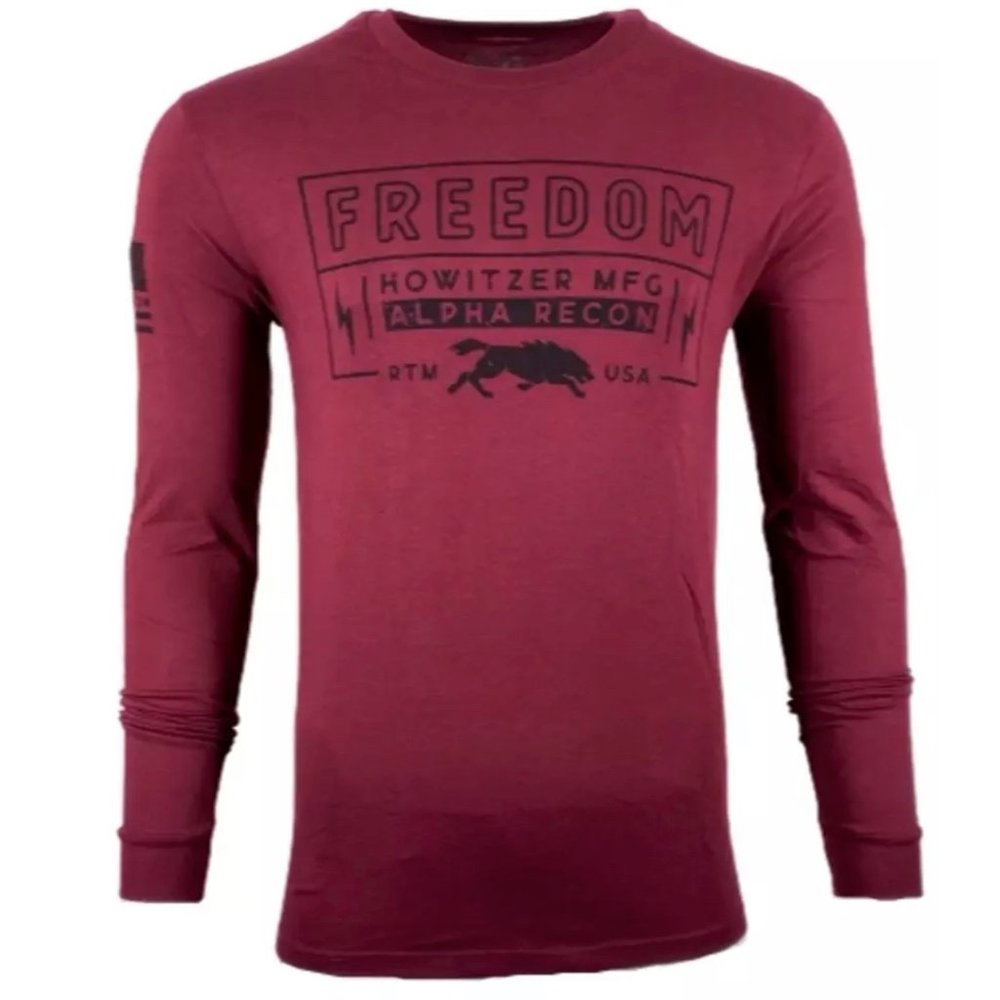 HOWITZER Clothing Men's T-Shirt L/S FREEDOM ATHLET